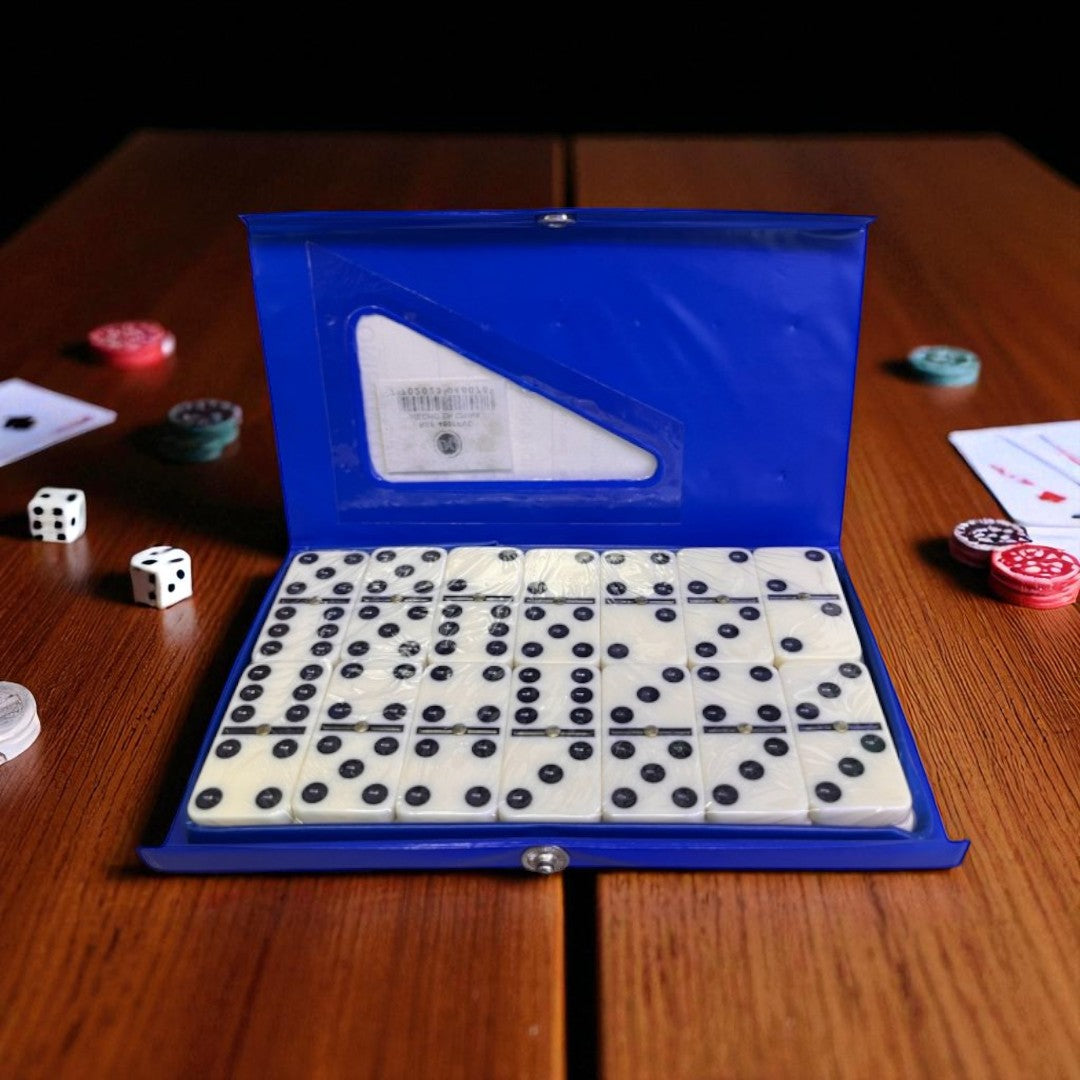 JUEGO DOMINO BLANCO 6.5MM JUEGO DOMINO BLANCO 6.5MM